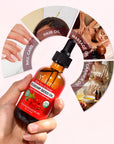 Yoken Organic Rosehip Seed Oil for Face, Skin & Hair, Cold Pressed, 2 fl oz